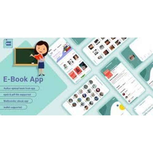 MultiVendor e-kitap Android Uygulaması (Ücretli kitap uygulaması, PDF, ePub, ödeme ağ geçidi) + yönetici paneli + yazar pa