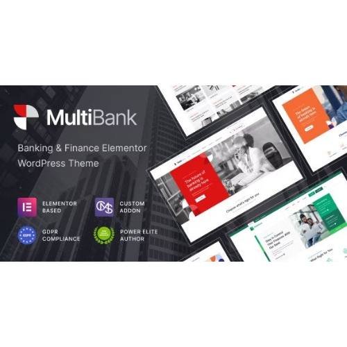 Multibank – İşletme ve Finans WordPress Teması