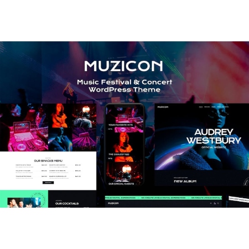 Muzicon – Müzik Festivali ve Konser WordPress Teması