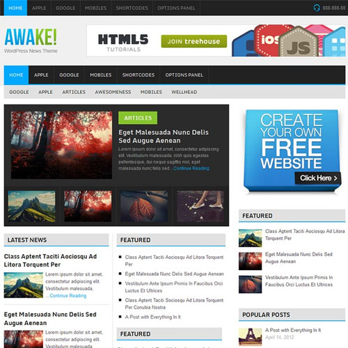 MyThemeShop Uyanış WordPress Teması