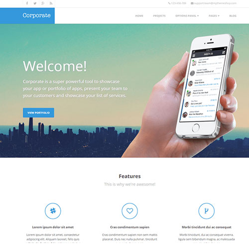 MyThemeShop Kurumsal WordPress Teması