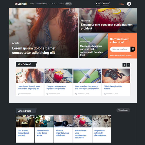 MyThemeShop Temettü WordPress Teması MyThemeShop Temettü WordPress Teması - Görsel 1