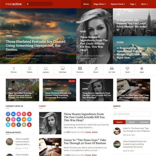 MyThemeShop İnteraktif WordPress Teması