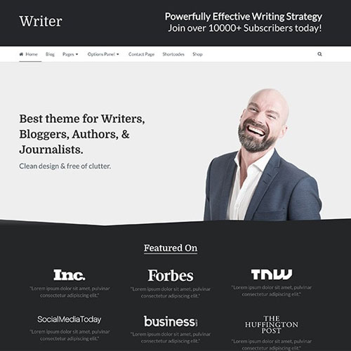 MyThemeShop Yazar WordPress Teması
