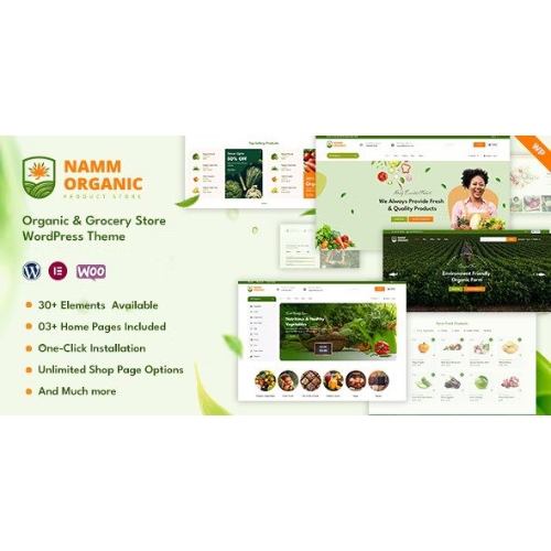 Namm – Market WordPress Teması