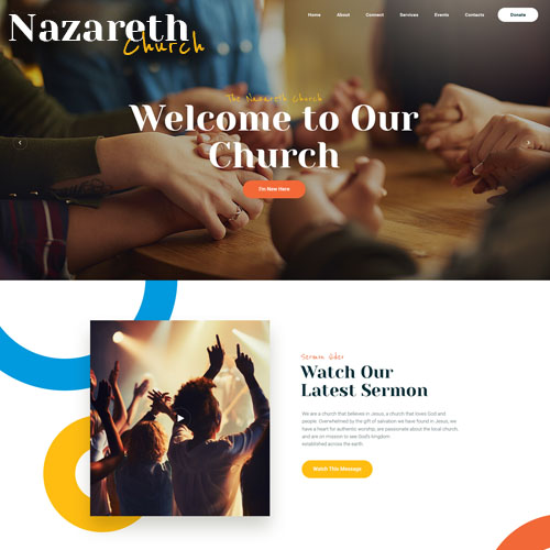 Nasıra | Kilise ve Din WordPress Teması