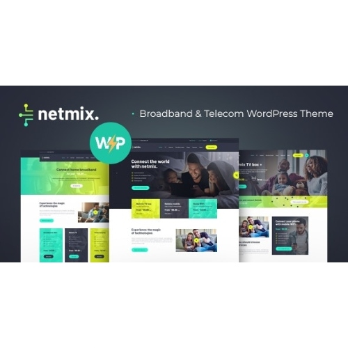 Netmix | Geniş Bant ve Telekom İnternet Sağlayıcısı WordPress Teması