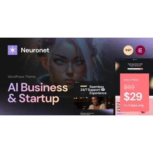 Neuronet – AI İşletme ve Başlangıç ​​WordPress Teması