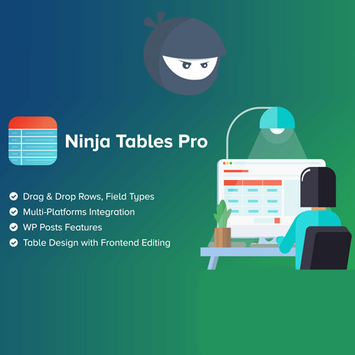 Ninja Tables Pro – En Hızlı ve En Çeşitli WP DataTables Eklentisi