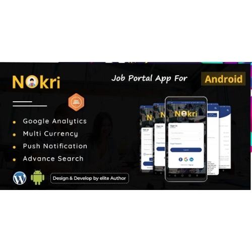 Nokri – Job Board Yerel Android Uygulaması