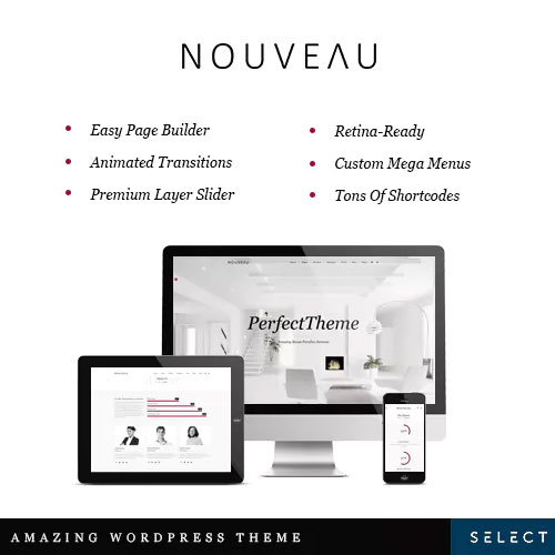 Nouveau – Çok Amaçlı Retina WordPress Teması