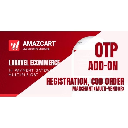 OTP eklentisi | AmazCart Laravel E-Ticaret Sistemi CMS