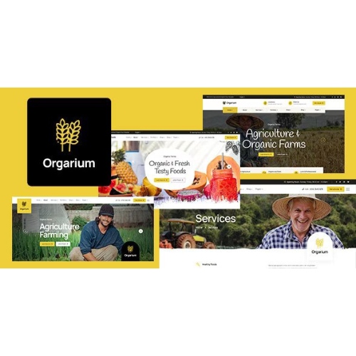 Orgarium – Tarım ve Organik Tarım WordPress Teması