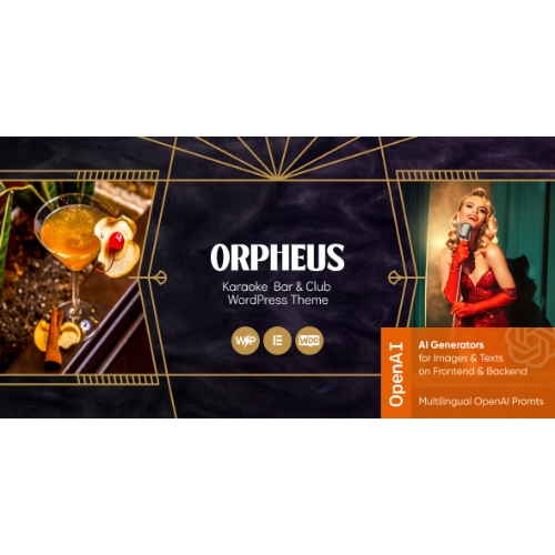 Orpheus – Karaoke Bar ve Kulüp WordPress Teması