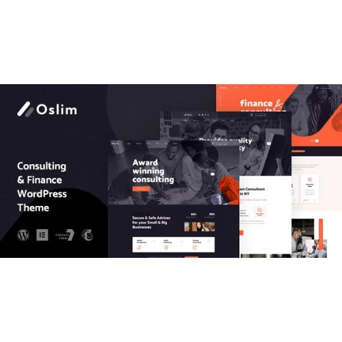 Oslim – Danışmanlık ve Finans WordPress Teması