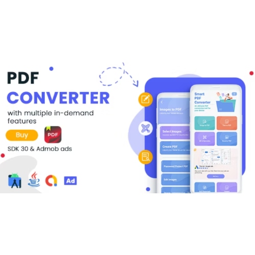 PDF Dönüştürücü (VERSİYON 2.0) – Android için PDF Düzenleyici – Admob Reklamları