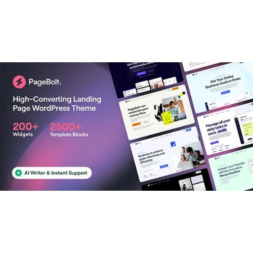 PageBolt – Açılış Sayfası WordPress Teması