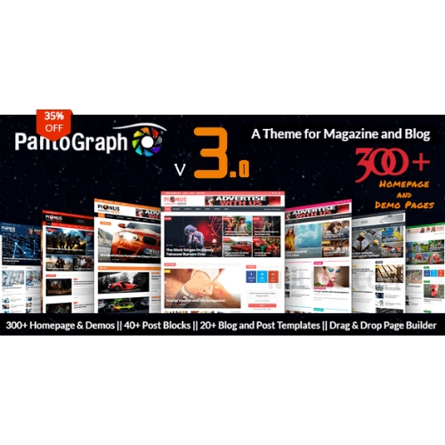 PantoGraph – Gazete Dergi Teması