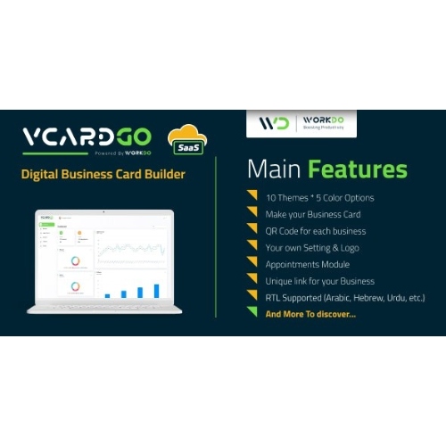 DigiCard SaaS – Çoklu İşletme Dijital vCard Oluşturucu SaaS | PHP Komut Dosyaları