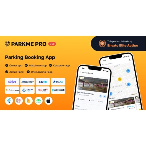 ParkMePRO – Sahibi ve WatchMan uygulamasıyla Flutter Komple Otopark Uygulaması