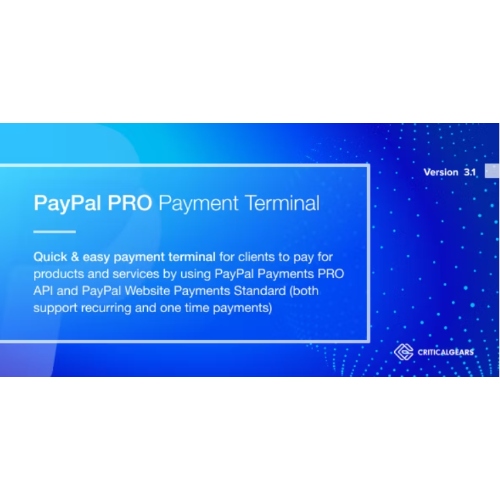 PayPal PRO Ödeme Terminali