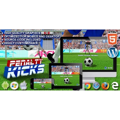 Penaltı Vuruşları – HTML5 Spor Oyunu