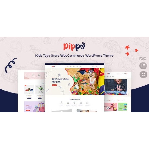 Pippo – Çocuk Oyuncak Mağazası WooCommerce WordPress Teması