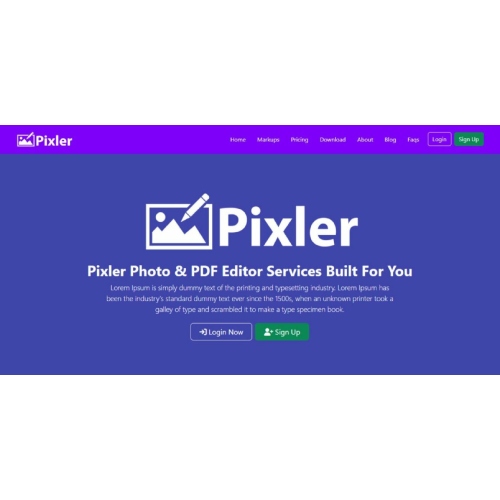 Pixler – Fotoğraf ve PDF Düzenleyici Komut Dosyası