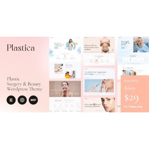 Plastica – Plastik Cerrahi ve Güzellik WordPress Teması