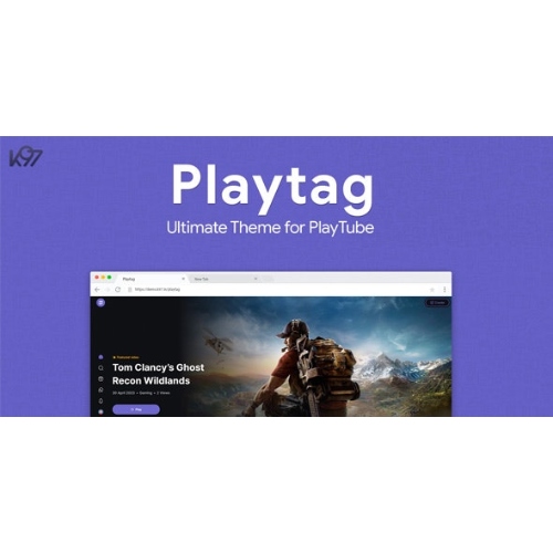 Playtag – En İyi PlayTube Teması