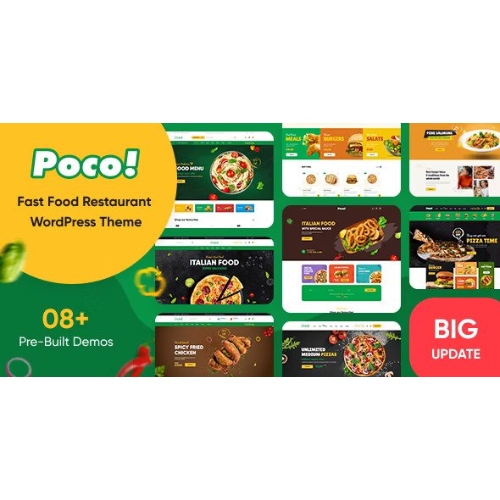 Poco – Fast Food Restoranı WordPress Teması