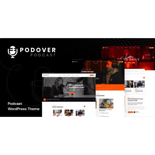 Podover – Podcast WordPress Teması