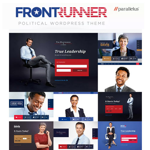 Siyasi WordPress Teması – FrontRunner