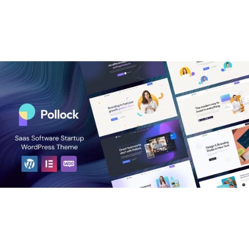 Pollock – Saas Yazılım Başlangıç ​​WordPress Teması