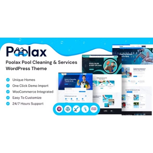 Poolax – Havuz Temizleme ve Hizmetleri WordPress Teması