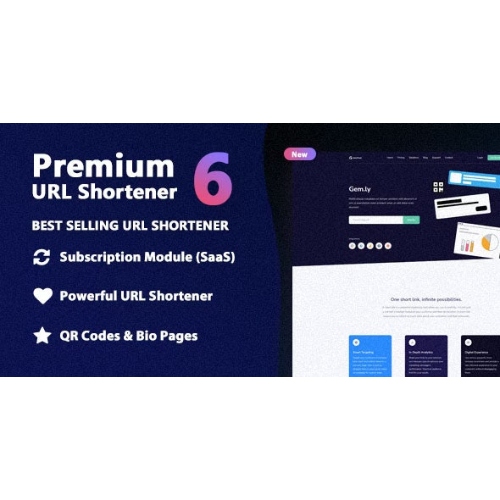 Premium URL Kısaltıcı – Bağlantı Kısaltıcı, Biyo Sayfalar ve QR Kodları