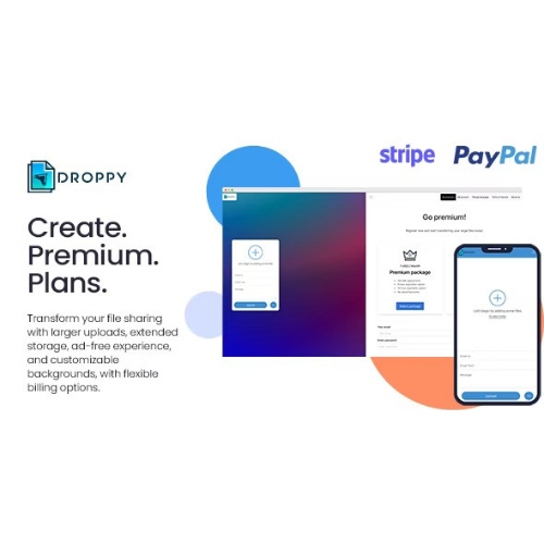 Premium abonelik – Droppy çevrimiçi dosya aktarımı ve paylaşımı