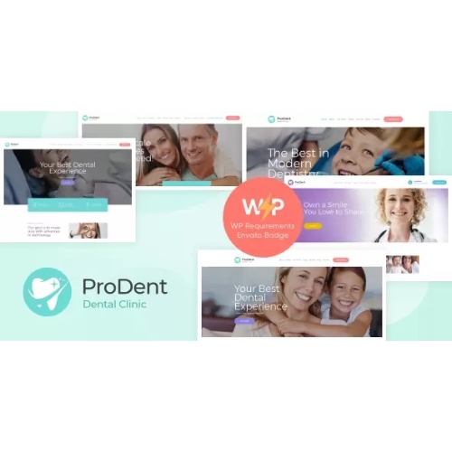 ProDent | Diş Kliniği ve Sağlık Doktoru WordPress Teması + Elementor + RTL