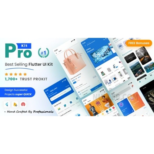 ProKit Flutter – Chat GPT Uygulamasıyla En Çok Satan Flutter UI Kiti