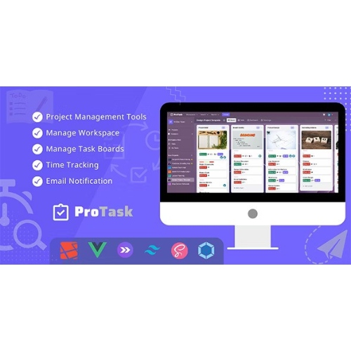ProTask – Zaman takibini içeren bir ekip çalışması proje yönetimi aracı
