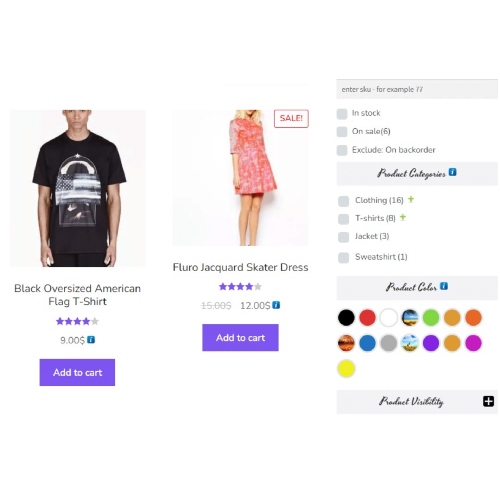 WooCommerce için Ürün Filtreleri