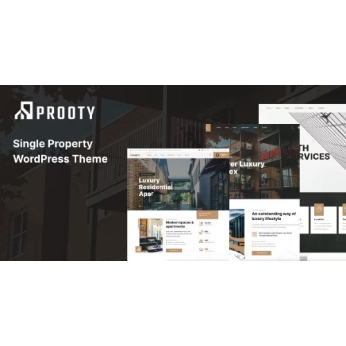 Prooty – Tek Mülkiyet WordPress Teması