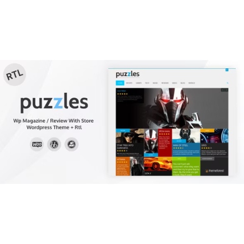 Puzzles | WP Magazine / Mağaza WordPress Teması + RTL ile İnceleme