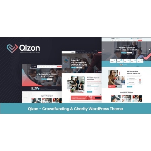 Qizon – Kitlesel Fonlama ve Hayırseverlik WordPress Teması