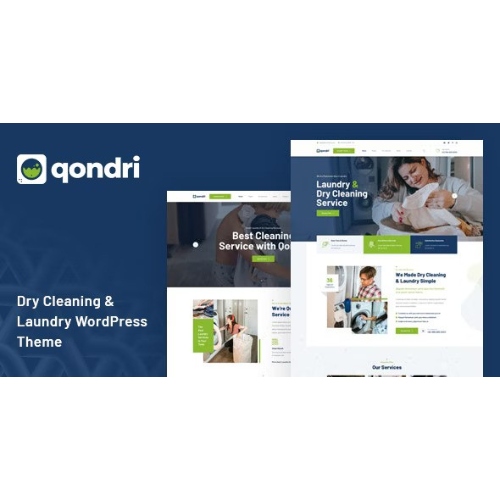 Qondri – Kuru Temizleme ve Çamaşırhane Hizmetleri WordPress Teması