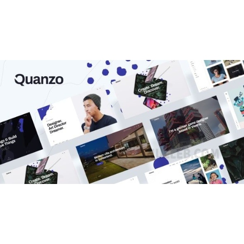 Quanzo – Kişisel Portföy WordPress Teması