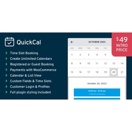 QuickCal – WordPress için Randevu Rezervasyon Takvimi