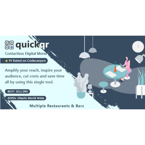QuickQR Pro – Saas – QR Kodlu Restoran Menü Oluşturucu