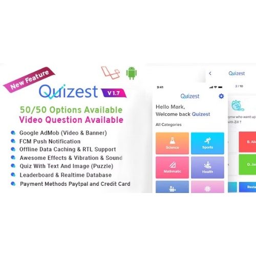Quizest – Android Uygulaması ve İnteraktif Yönetici Paneli ile Eksiksiz Sınav Çözümleri