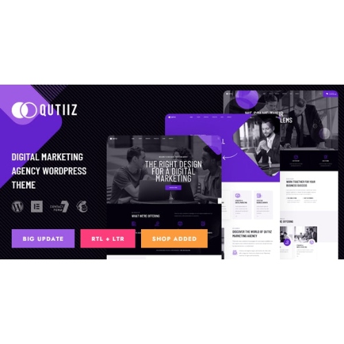 Qutiiz – Dijital Pazarlama Ajansı WordPress Teması